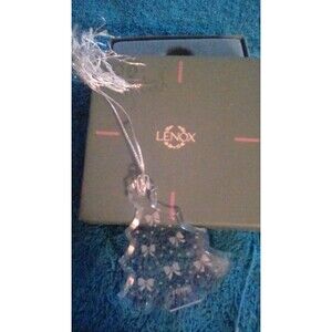Vintage Lenox Crystal ornament 1990